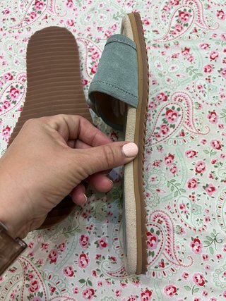 Sandalias LK Bennett Azul y Beige