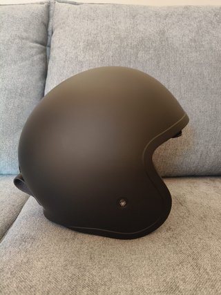 LS2 Casco Moto Jet Spitfire XS Negro Mate