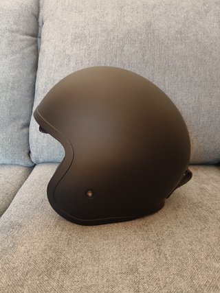 LS2 Casco Moto Jet Spitfire XS Negro Mate