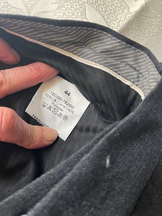 Pantalones de sastrería fin de Stock