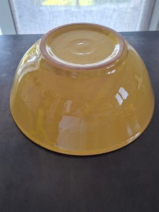 Grande ciotola in terracotta, fatto a mano Italia