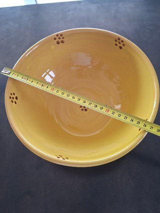 Grande ciotola in terracotta, fatto a mano Italia
