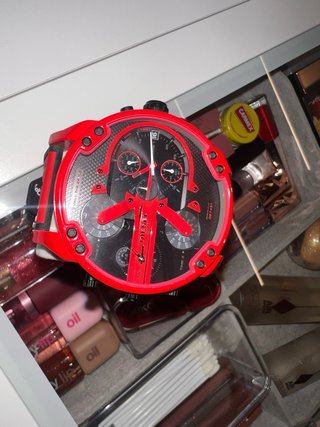 Reloj Diesel Hombre Negro y Rojo
