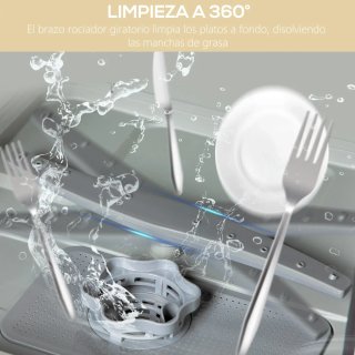 Lavavajillas Compacto 5+1 Programas