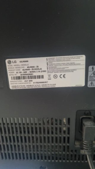 Televisor LG 42LH5000 Negro