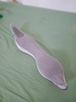 Almohada cervical viscoelástica gris