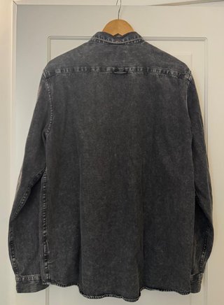 Camicia Denim Grigio Pull&Bear Uomo Taglia L