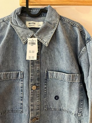 Camisa Vaquera Hollister Talla L