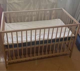 Cuna colecho Ikea madera