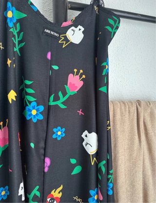 Vestido lencero Aire Retro T. M