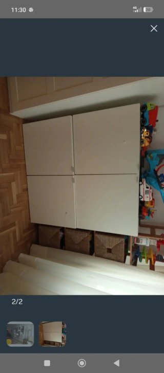 Estantería modular IKEA blanca