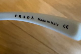 Gafas de sol Prada blancas