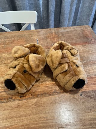 Zapatillas divertidas de perro talla única