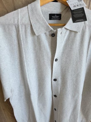 Camisa manga corta Springfield beige M
