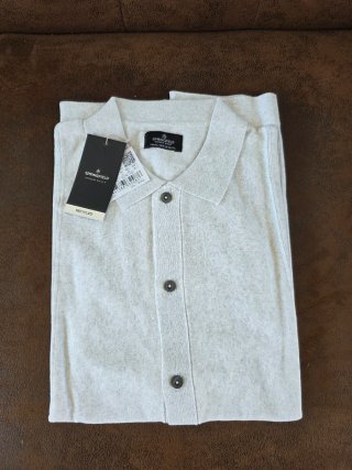 Camisa manga corta Springfield beige M