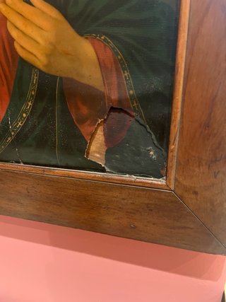 Cuadro Sagrado Corazón de Jesús Antiguo
