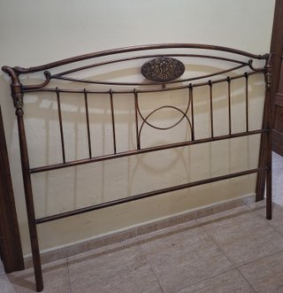 Cabecero Forja 155cm Marrón/Dorado