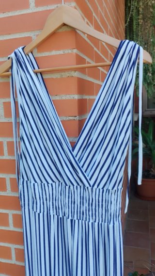 Mono rayas azul y blanco Talla M