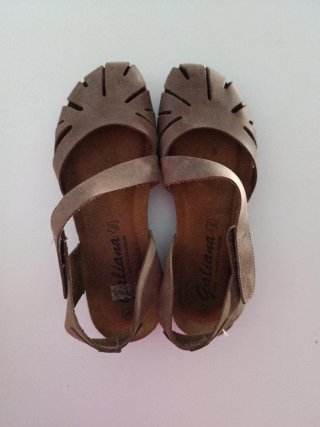 Sandalias Galiana Piel Talla 37