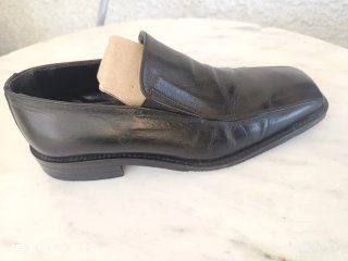 Mocasines Martinelli Piel Negro Elegancia Vintage
