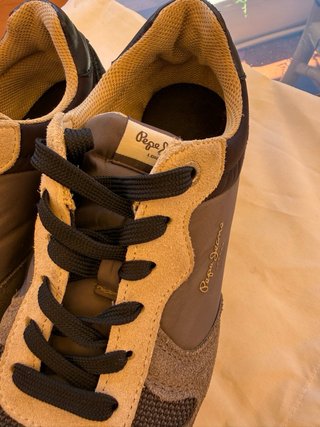 Zapatillas Pepe Jeans Beige y Gris