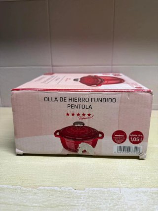 Olla de Hierro Fundido Ernesto Roja