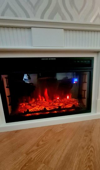 Chimenea eléctrica XL efecto fuego como nuevo