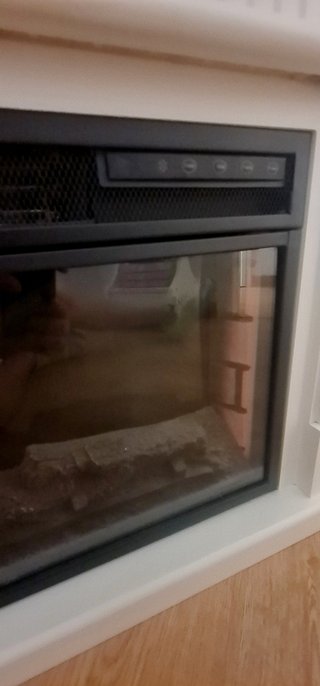 Chimenea eléctrica XL efecto fuego como nuevo