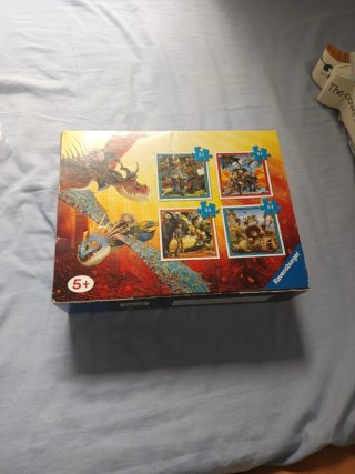 Puzzle Ravensburger Dragones 4 en 1