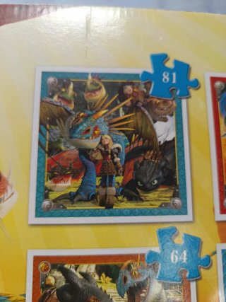 Puzzle Ravensburger Dragones 4 en 1