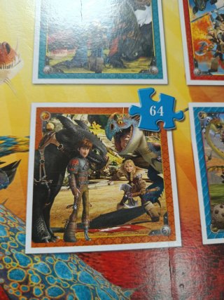 Puzzle Ravensburger Dragones 4 en 1