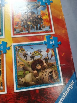Puzzle Ravensburger Dragones 4 en 1