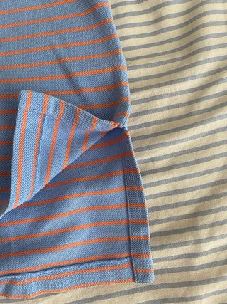 Polo Ralph Lauren Rayas Azul Naranja Talla M