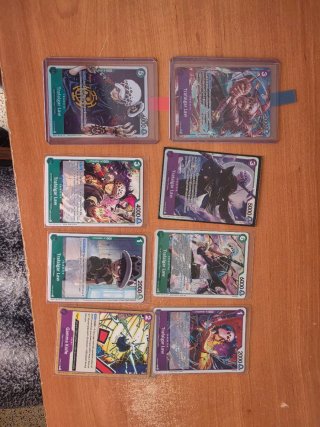 Lote cartas One Piece Trafalgar Law