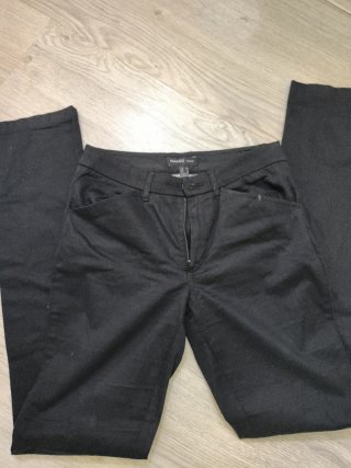 Pantalón Mango Mujer Talla 34 Negro