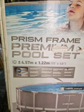 Piscina Intex Prism Frame 4.57m x 1.22m