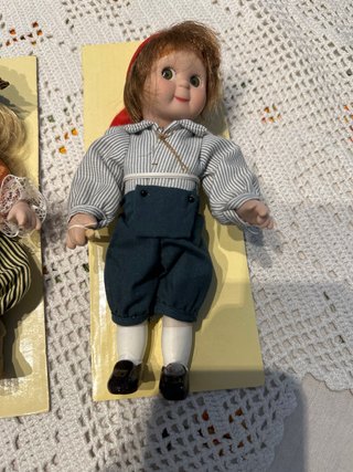 Bambole da fiaba vintage alte 20 cm