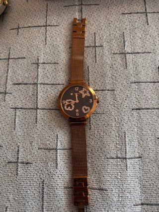 Reloj Tous Oro Rosa con Topacios Blancos
