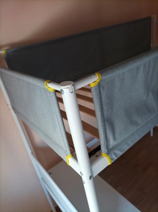 Cama alta litera con escritorio Ikea