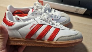Adidas Samba Blancas y Rojas