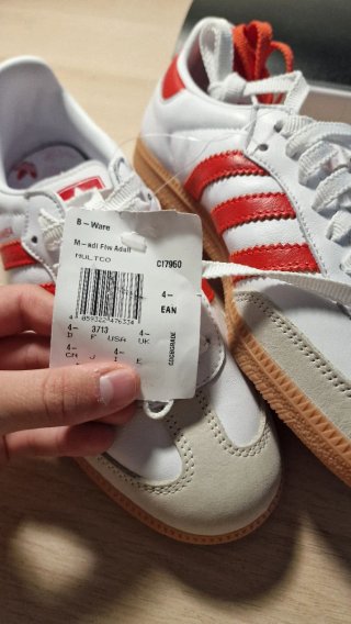 Adidas Samba Blancas y Rojas