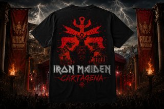 Camiseta Iron Maiden Cartagena 2026