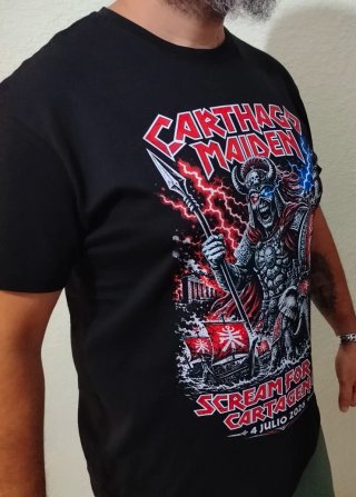 Camiseta Iron Maiden Cartagena 2026