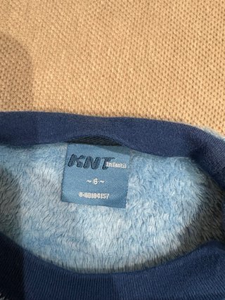 Pijama niño azul espacio