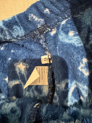 Pijama niño azul espacio