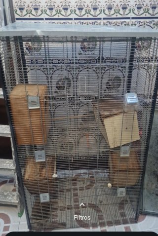 Voladera grande para pájaros