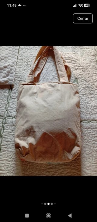 Bolso artesanal patchwork flores