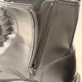 Botas Pull&Bear Negras Cremallera y Cordones