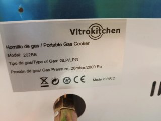 Hornillo Vitrokitchen 2 fuegos