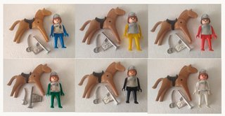 Playmobil Medievales Cromados Maletín Vintage